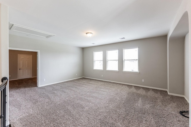 10318 Easterly Ln, Cypress, TX 77433 - carpeted empty room featuring attic access and baseboards