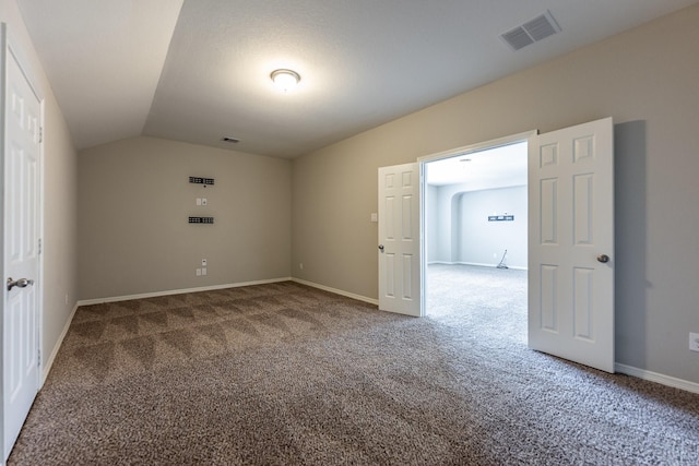 10318 Easterly Ln, Cypress, TX 77433 - carpeted spare room featuring lofted ceiling and baseboards