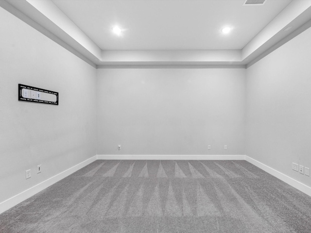 11319 Flying Admiral Dr, Cypress, TX 77433 - spare room featuring dark colored carpet and recessed lighting