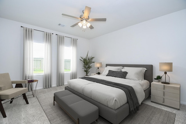 1314 Ponderosa Pine Dr, Rosharon, TX 77583 - bedroom featuring carpet and ceiling fan