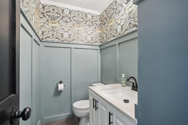 6355 Del Monte Dr Unit 64, Houston, TX 77057 - bathroom featuring vanity and ornamental molding
