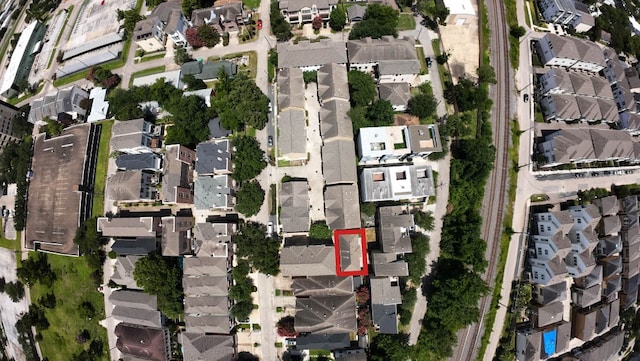 5223 Eigel St, Houston, TX 77007 - view of property location featuring nearby suburban area and property boundaries highlighted