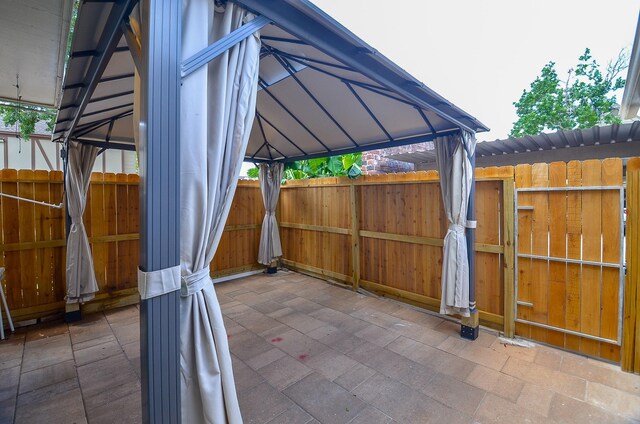 14707 Barryknoll Ln Unit 168, Houston, TX 77079 - view of patio with a gazebo