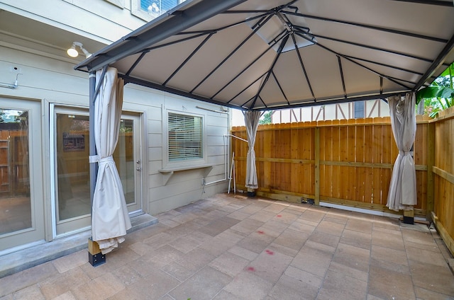 14707 Barryknoll Ln Unit 168, Houston, TX 77079 - view of patio with a gazebo