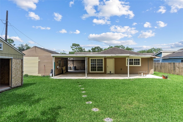 10906 Keese Dr, Houston, TX 77089 - back of property with a patio area