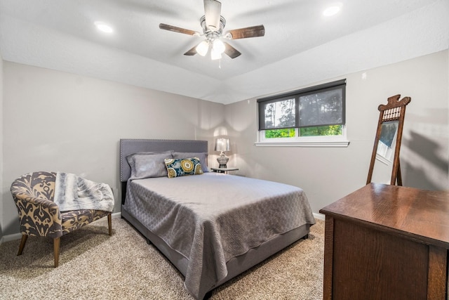 24111 Norchester Way, Spring, TX 77389 - carpeted bedroom featuring ceiling fan and recessed lighting