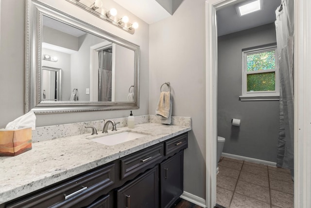 24111 Norchester Way, Spring, TX 77389 - bathroom featuring vanity and tile patterned flooring