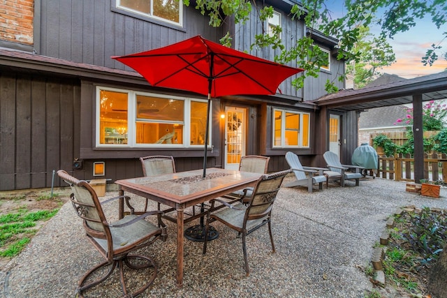 24111 Norchester Way, Spring, TX 77389 - view of patio / terrace with outdoor dining space