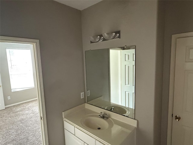 5026 Forest Hurst Dr, Spring, TX 77373 - bathroom featuring vanity and baseboards