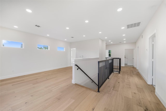 8646 Alcott Dr, Houston, TX 77080 - spare room with plenty of natural light, light wood-type flooring, and recessed lighting