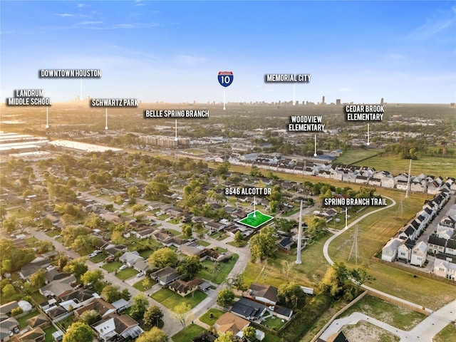 8646 Alcott Dr, Houston, TX 77080 - view of property location