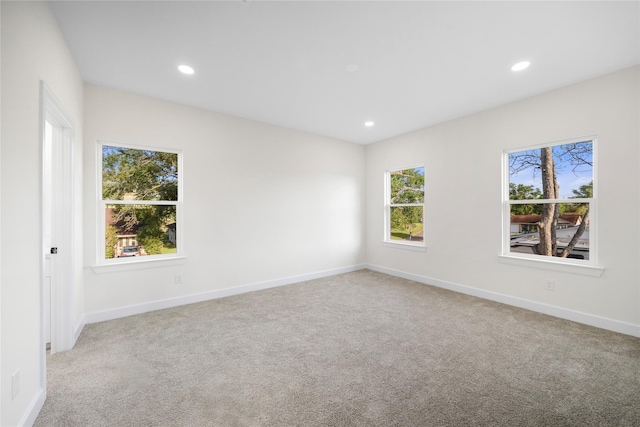8646 Alcott Dr, Houston, TX 77080 - spare room featuring recessed lighting and carpet