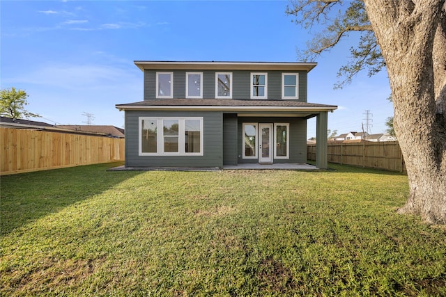 8646 Alcott Dr, Houston, TX 77080 - rear view of property featuring a patio and a fenced backyard