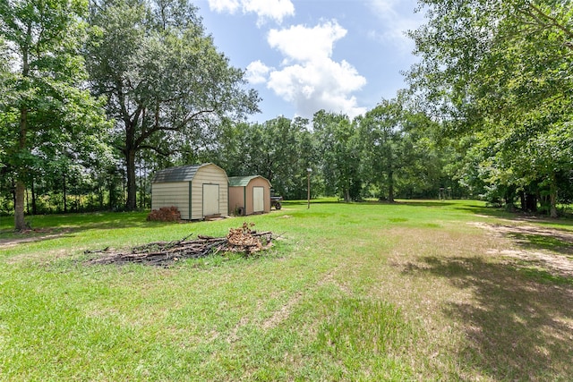 541 N Village Creek Pkwy, Lumberton, TX 77657 - view of green lawn featuring a storage unit