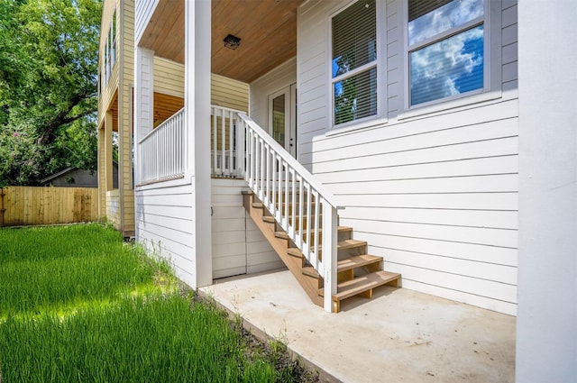 4101 E Rogers St, Houston, TX 77022 - view of exterior entry featuring a porch