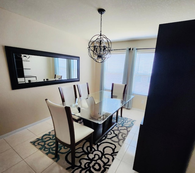 3154 Thicket Path Way, Katy, TX 77493 - dining room featuring a chandelier and light tile patterned flooring