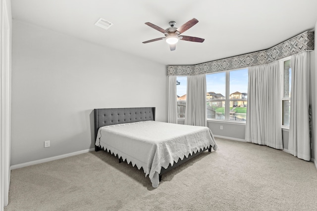 3506 Lake Bella Megan Dr, Katy, TX 77493 - bedroom with carpet flooring and ceiling fan