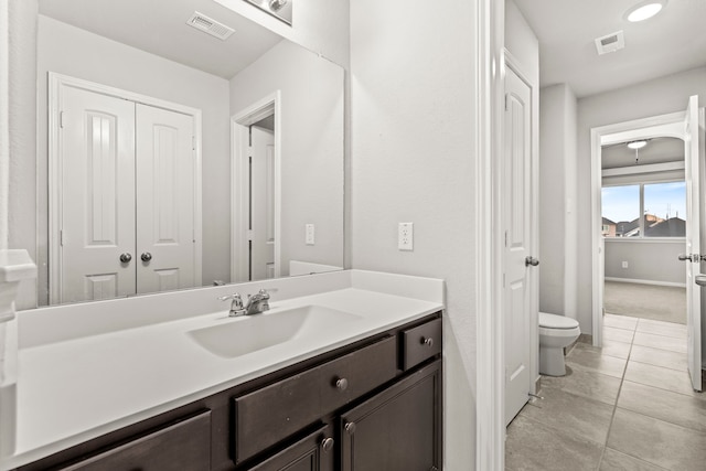 3506 Lake Bella Megan Dr, Katy, TX 77493 - bathroom featuring vanity and tile patterned flooring