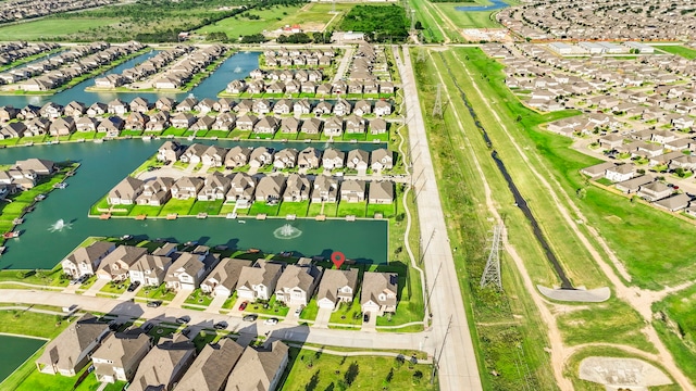 3506 Lake Bella Megan Dr, Katy, TX 77493 - view of property location featuring nearby suburban area and a nearby body of water
