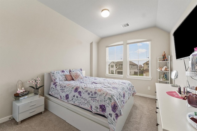2231 Bright Sunrise Trl, Fresno, TX 77545 - bedroom with light colored carpet and lofted ceiling