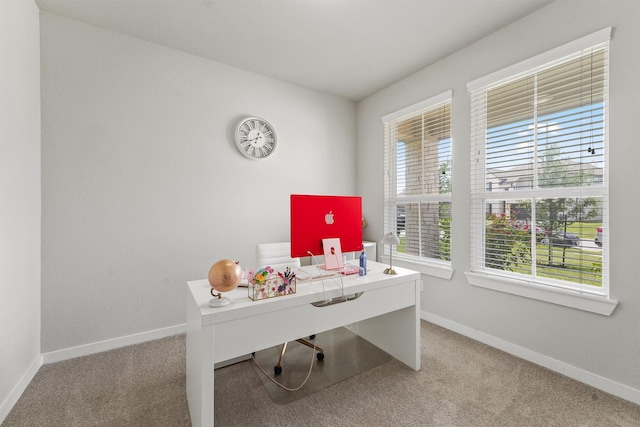 2231 Bright Sunrise Trl, Fresno, TX 77545 - carpeted home office featuring healthy amount of natural light