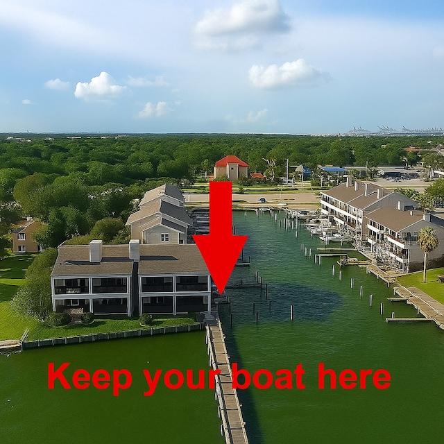 3663 Nasa Pkwy Unit 301, Seabrook, TX 77586 - bird's eye view of a large body of water