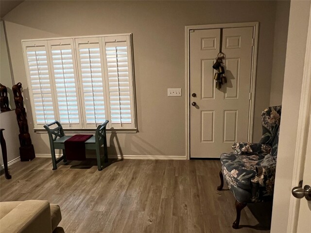 278 Cumberland Forest Dr, Magnolia, TX 77354 - foyer entrance with wood finished floors and baseboards
