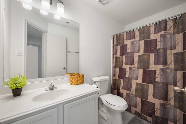 5767 Wandering Creek Dr, Richmond, TX 77469 - full bath with vanity, a shower with shower curtain, and tile patterned flooring