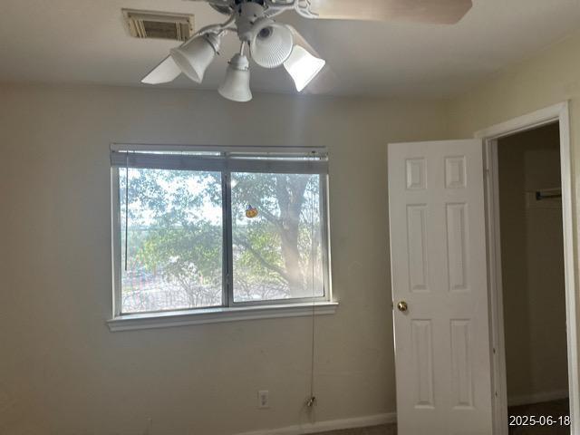 7306 Ellerby Pt, San Antonio, TX 78240 - unfurnished bedroom featuring ceiling fan