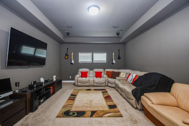 2710 Indigo Manor Ln, Katy, TX 77494 - living room with carpet floors and a tray ceiling