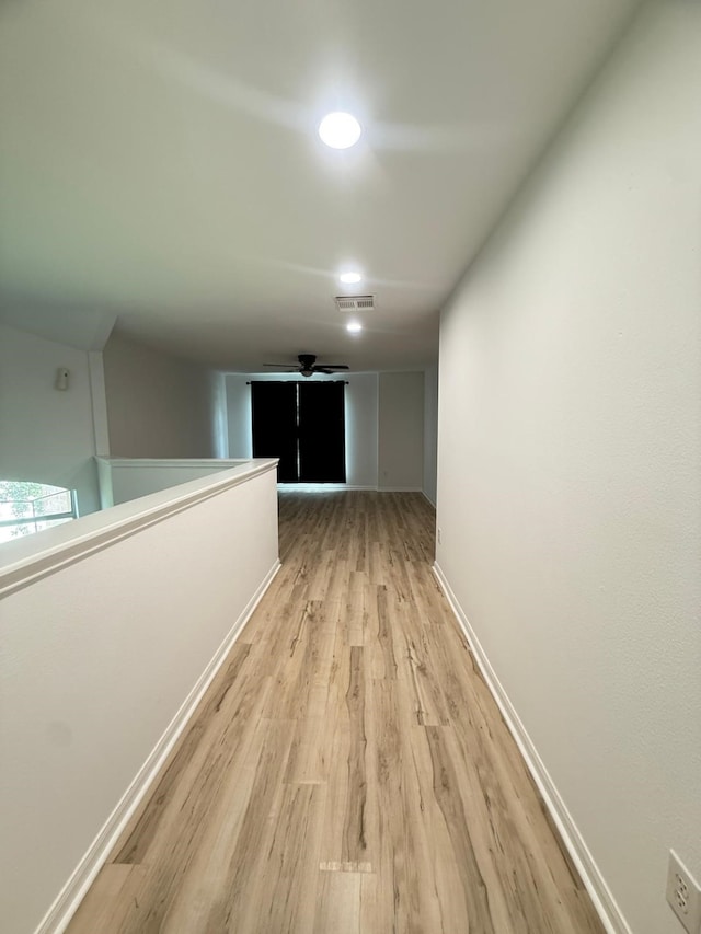 20918 Southhook Ct, Houston, TX 77073 - corridor featuring light wood-style flooring and recessed lighting