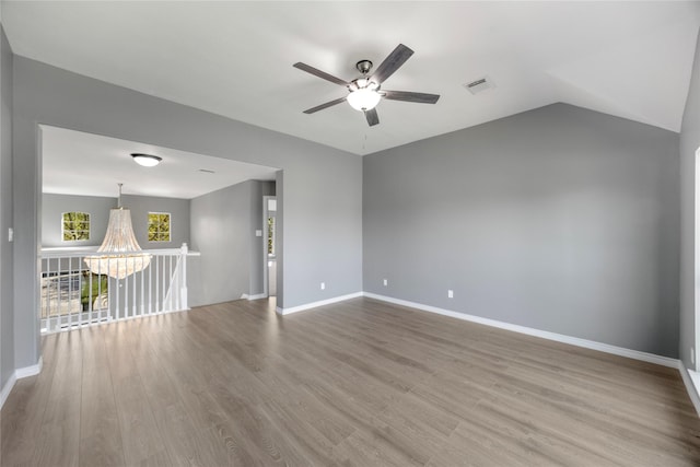 537 Green Cedar Dr, League City, TX 77573 - empty room with ceiling fan and wood finished floors