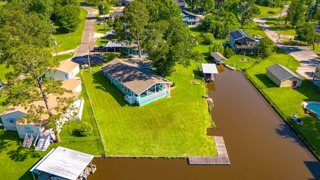 1575 Yaupon Cove Dr, Onalaska, TX 77360 - bird's eye view of a large body of water