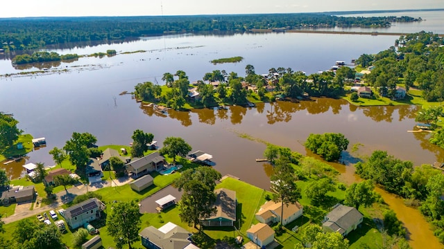 1575 Yaupon Cove Dr, Onalaska, TX 77360 - aerial view of residential area with a nearby body of water
