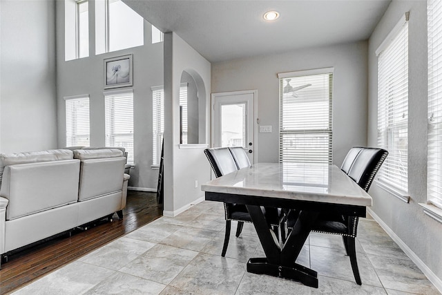 24030 Cannon Anello Ct, Katy, TX 77493 - dining area featuring healthy amount of natural light and recessed lighting