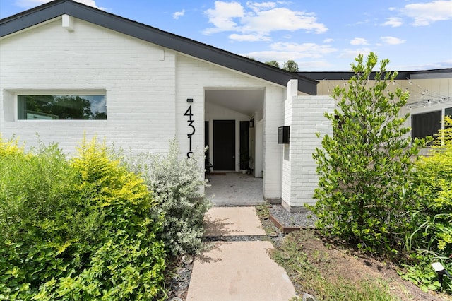 4318 Cheena Dr, Houston, TX 77096 - property entrance featuring brick siding