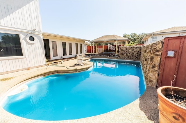 890 Rattlesnake Rd, Harker Heights, TX 76548 - view of pool featuring a gazebo and a patio area