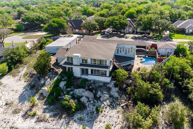 890 Rattlesnake Rd, Harker Heights, TX 76548 - aerial view of residential area with a pool area