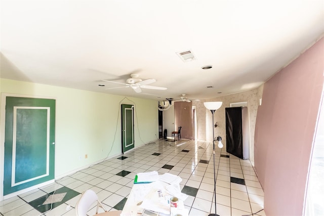 890 Rattlesnake Rd, Harker Heights, TX 76548 - unfurnished room featuring a ceiling fan and light tile patterned floors