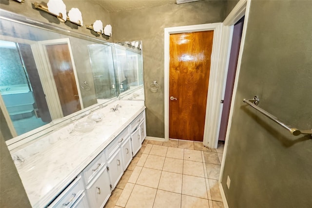 890 Rattlesnake Rd, Harker Heights, TX 76548 - bathroom featuring vanity and tile patterned floors