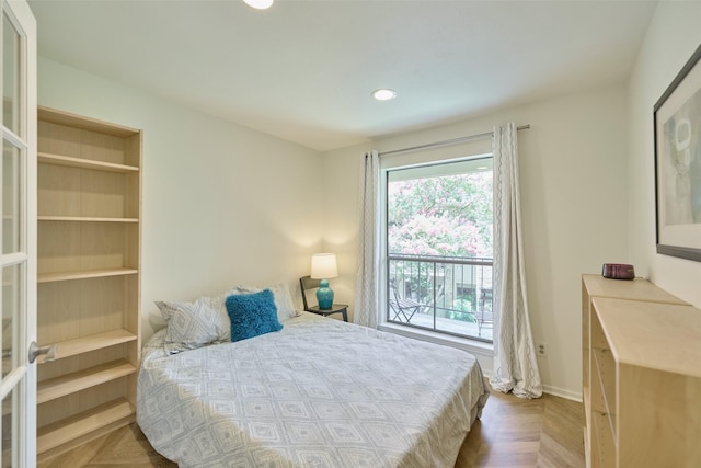 1601 S Shepherd Dr Unit 222, Houston, TX 77019 - bedroom featuring recessed lighting and baseboards