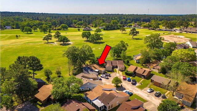 17 Townhouse Ln, Trinity, TX 75862 - aerial view of residential area featuring a local golf course