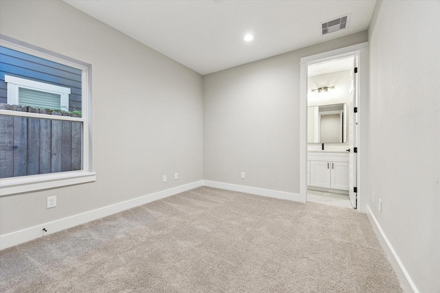 812 Thornton St Unit D, Houston, TX 77018 - spare room with carpet floors and recessed lighting