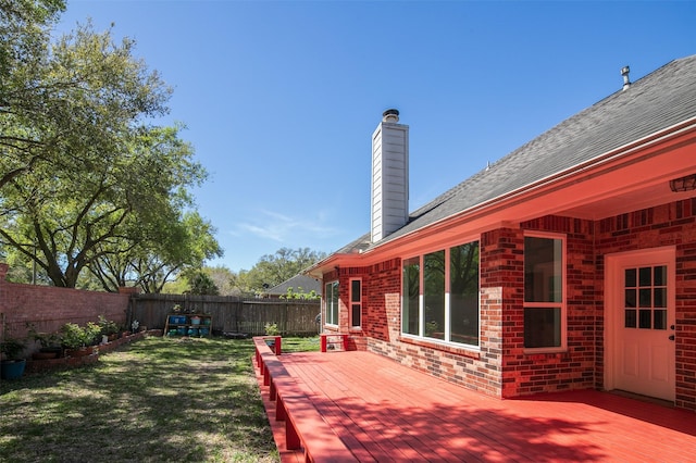 2111 Scenic Hollow Ct, Katy, TX 77450 - deck featuring a fenced backyard