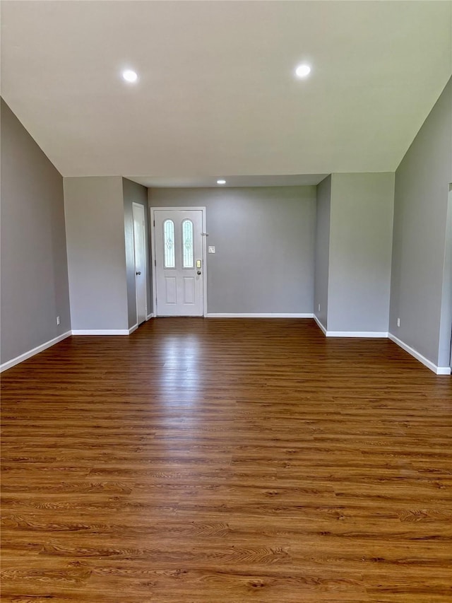 10434 Rocky Hollow Rd, La Porte, TX 77571 - entryway with wood finished floors and recessed lighting