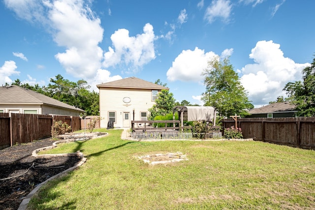 901 Jefferson Ave, Cleveland, TX 77327 - view of fenced backyard