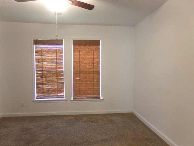 505 S Saint Andrews St, Weimar, TX 78962 - empty room with plenty of natural light, carpet flooring, and ceiling fan