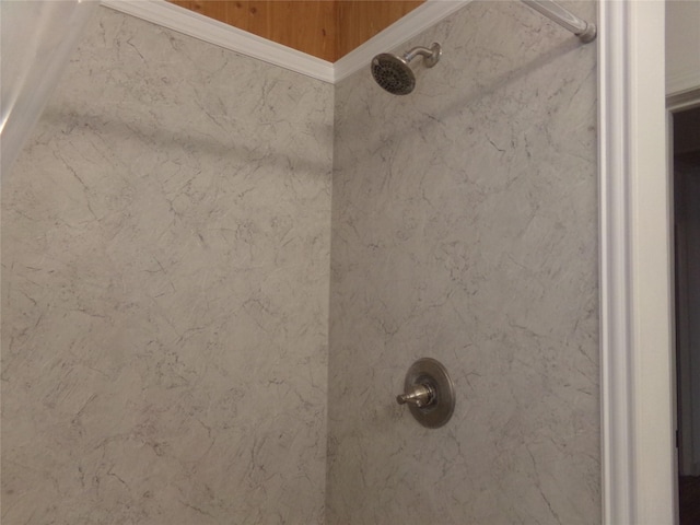 505 S Saint Andrews St, Weimar, TX 78962 - bathroom view of a marble finish shower