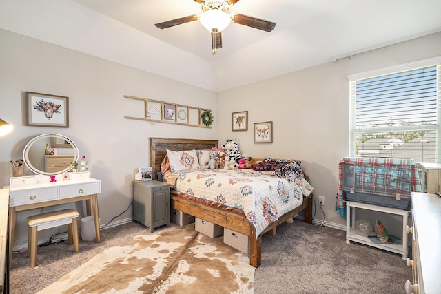 31144 Aspen Gate Trl, Spring, TX 77386 - bedroom with carpet floors and a ceiling fan