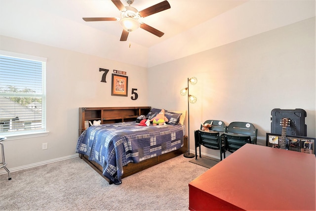 31144 Aspen Gate Trl, Spring, TX 77386 - bedroom with carpet and a ceiling fan